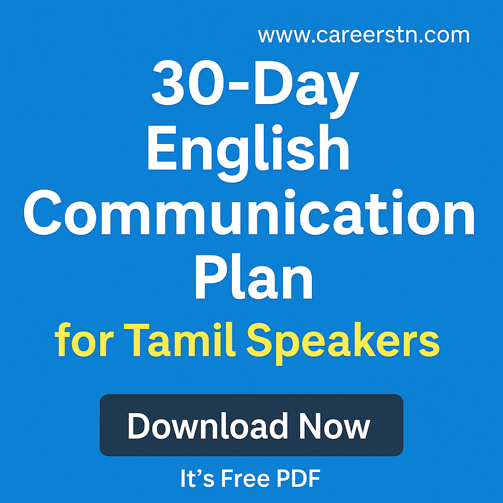 Free Download – 30-Day English Communication Skills PDF for Tamil Speakers
